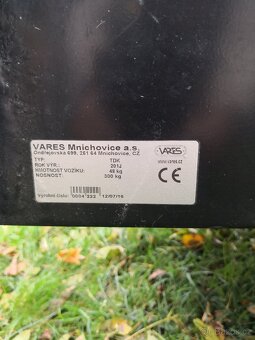 Sklopny vlek za traktůrek, sekačku - 4