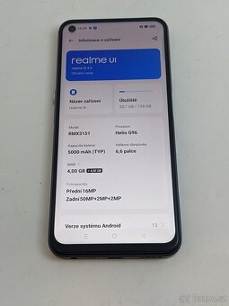 Realme 8i 4/128gb black. Záruka 6 měsíců. - 4