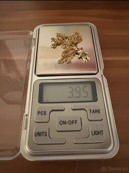 Řetízek s přívěskem žluté zlato 585 - 4