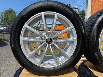 Nová sada originální alu kola 5x112 r17 + pneu 225/50/17 - 4