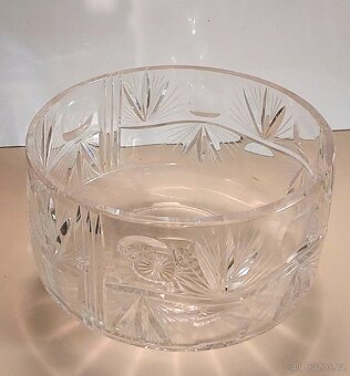 Křišťálová mísa na ovoce vyrobena ve Sklo Bohemia - 4