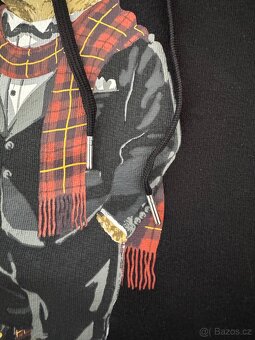 Ralph Lauren Polo černá mikina s motivem medvěd - 4