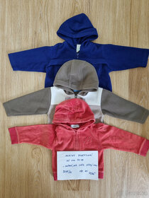 detske oblečení - mikiny vel 74-80 / 6-12M - 4