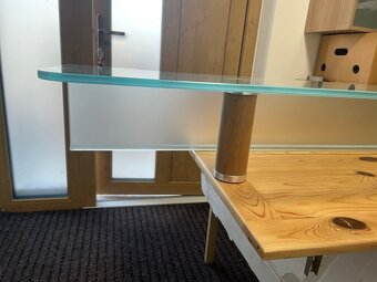 Skleněná barová police do kuchyně - 4