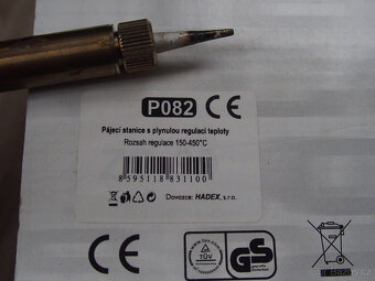 Pájecí stanice s plynulou regulací teploty 150-450°C - 4