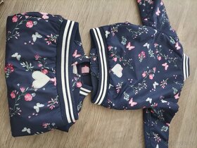 Sourozenecka bunda, bomber, vel. 98, 110 - 4