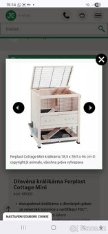 Patrová klec kralík, morče - 4