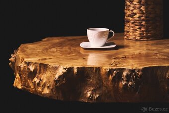 Luxusný konferenčný stolík Topoľ - priemer 110cm - 4