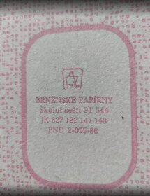 retro čs. linkované sešity 544, 464, 644(uloženky) - 4