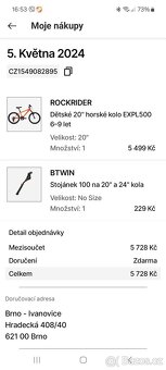 Dětské Kolo vel.20 - 4