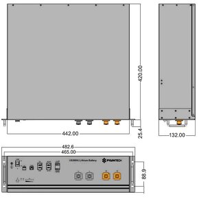 Baterie PylonTech US3000C 48V 3,6kWh (74 Ah) - 4