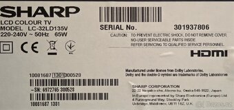 TV Sharp 32" a set top box DVB-T2 - 4