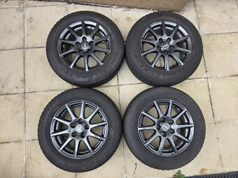 4x zimní pneu Pirelli 195/65 R15 91H + ALU disky RIAL MILANO - 4