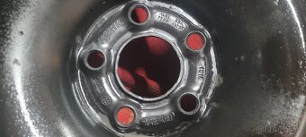 Plechové disky 5x100, ET38, R15 Škoda, Audi, VW, Seat - 4