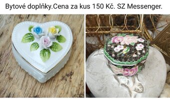 Sklo,porcelán a keramika viz fota. Cena za kus 150 Kč. - 4
