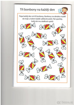 Cvičebnice pro předškoláky: MATEMATIKA -nevyplněná - 4