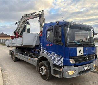 Mercedes Atego 1223, hákový nosič kontejnerů Palfinger , r.v - 4