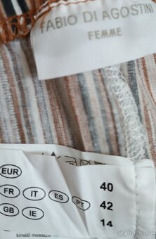 NOVÉ bavlněné dámské kalhoty velikost M - 4