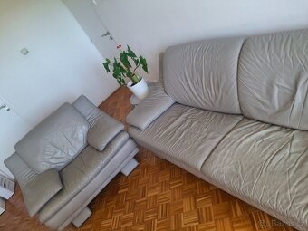 Daruji koženou sedací soupravu italské zn. Natuzzi - 4