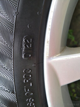 Škoda sada ALU  kol MODUS R18 5x112 + zimní pneu - 4