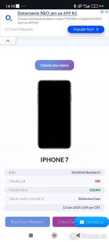iPhone 7 256GB FMI ON, iCloud status clean - 4