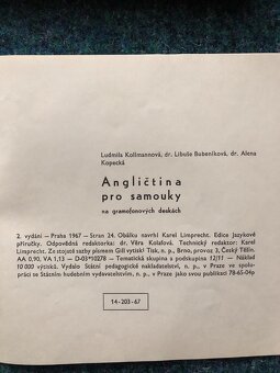 Angličtina pro samouky na deskách r. 1967 - 4