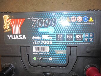 Autobaterie YUASHA YBX7005 NOVÁ 2025 Mitsubishi ASX - 4