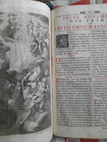 starožitná kniha 1875 Missale Romanum Benedictum - 4