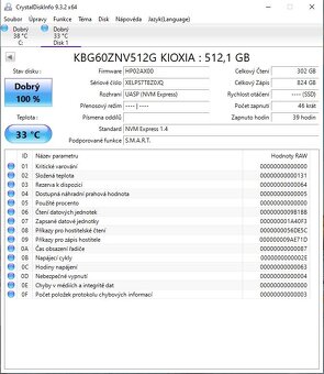 HP SSD M.2 512GB PCIe NVME, 4,6gb/s, 3,7gb/s, skoro novy kus - 4