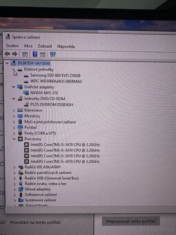 Počítač Lenovo I5, 16GB RAM, 250GB SSD, GK, WIN10Pro - 4