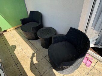 Sestava zahradního nábytku - ratan - 4