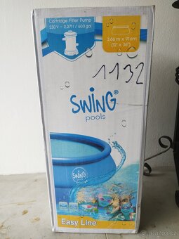 prodám nový bazén SWING Splash 3,66x0,91m s filtrací - 4