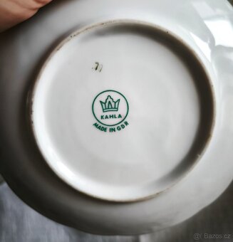 Retro porcelánová čajová sada zn. KAHLA – Made in GDR - 4