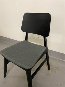 ČERNÁ DUBOVÁ JÍDELNÍ ŽIDLE - 4