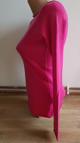 Růžový svetřík vel. M - 4