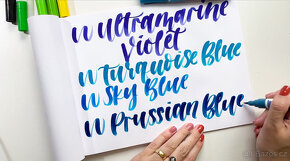 Sada BRUSHPEN pro HandLettering & Akvarel - 4