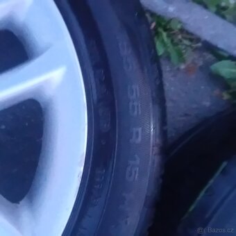Alu 15 kola fiat sport s pneu - 4