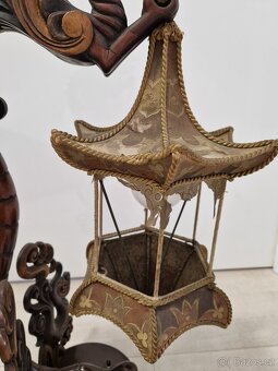 Lampa dřevěná - 4
