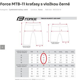 Force pánské MTB -11 kraťasy bez vložky černá vel.M - 4