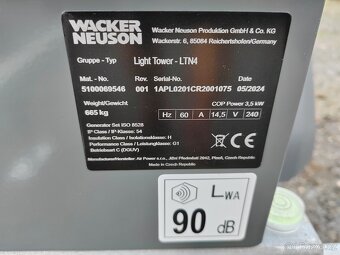 Osvětlovací věž WACKER NEUSON LTN4 - 4