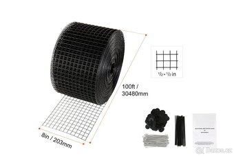 Ochranné pletivo proti ptákům pro solární panely 30,5 m - 4