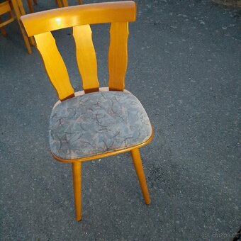 80 ks židle do restaurace z masivu - 4