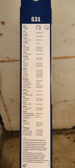 Prodám stěrače Bosch twin 531 - 4