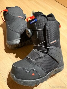 Prodám dětské snowboardové boty Burton Zipline Boa – UK 4 - 4