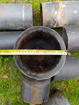 Silnostěnné, komínové roury - černý plech - 4