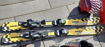 Lyže 100 Atomic, lyžáky, helma - 4