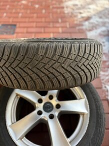 Prodám sadu Alu disků 7Jx16H2 ET48 + zimní pneu 205/60/16 - 4