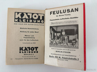 Historický Luftschutz-Taschenkalender 1943 - 4