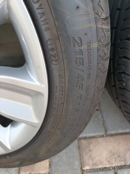 FABIA3 RAPID AUDI A1 5x100 orig.ALU 215/45/16 TOP - 4