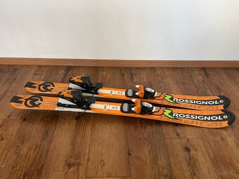 Dětské lyže Rossignol 100 cm, boty, helma. - 4